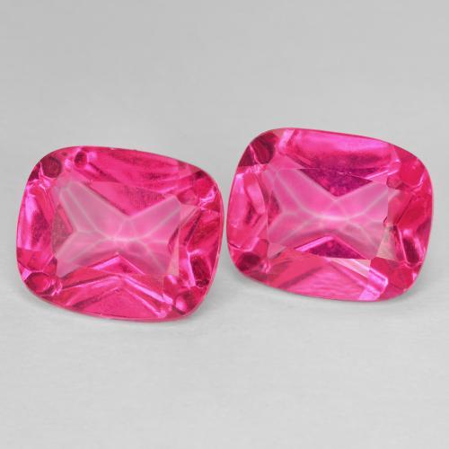 12.72 ctw Pink Topaz Stones, Natural Topaz in Cushion-Cut Shape for Sale