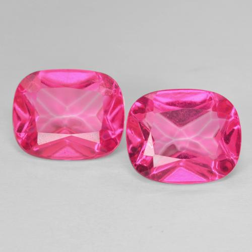 12.49ctw Natural Medium Pink Topaz, Cushion, VVS