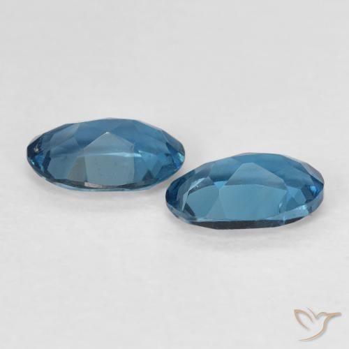 Topaz Gemstones in 6 x 4 mm (calibrated) Size for Sale, Topaz Stones in London Blue Color