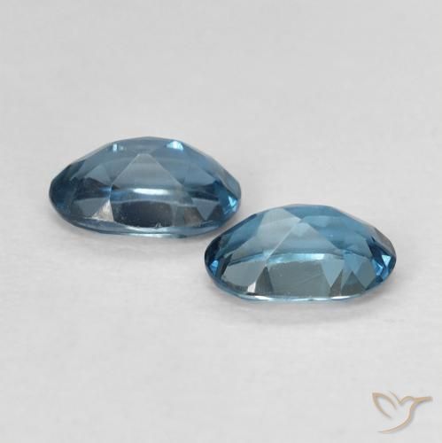 Topaz Gemstones in 6 x 4 mm (calibrated) Size for Sale, Topaz Stones in London Blue Color
