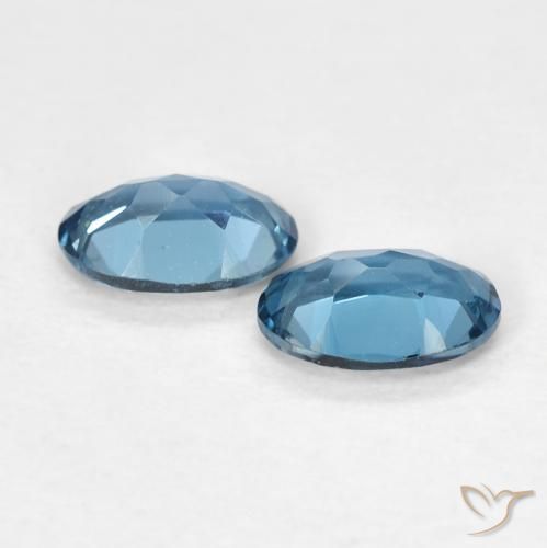 Topaz Gemstones in 6 x 4 mm (calibrated) Size for Sale, Topaz Stones in London Blue Color