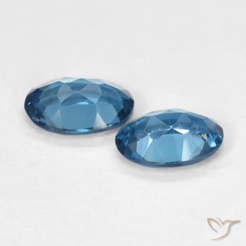 Topaz Gemstones in 6.2 x 4.2 mm Size for Sale, Topaz Stones in London Blue Color