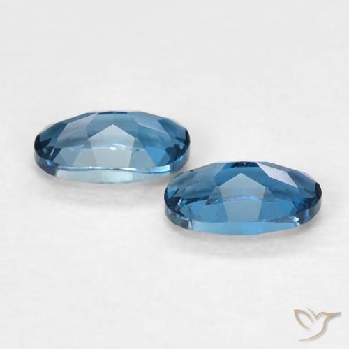 Topaz Gemstones in 5 x 3 mm (calibrated) Size for Sale, Topaz Stones in London Blue Color