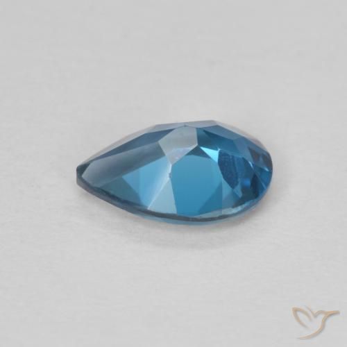 Topaz Gemstone in 7 x 5 mm (calibrated) Size for Sale, Topaz Stone in London Blue Color