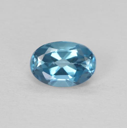 0.59ct Natural London Blue Topaz, Oval, VS