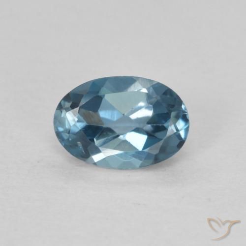 0.68ct Natural London Blue Topaz, Oval, VS