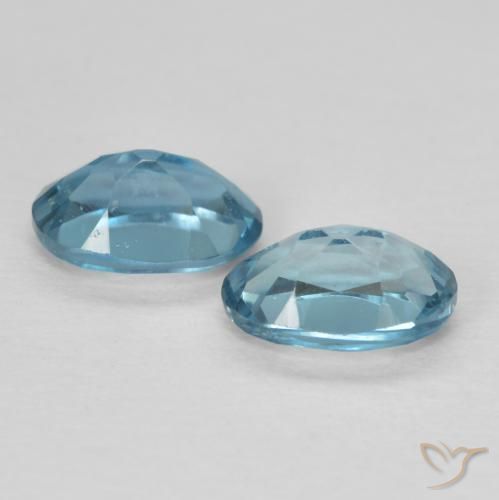 Topaz Gemstones in 6 x 4 mm (calibrated) Size for Sale, Topaz Stones in London Blue Color