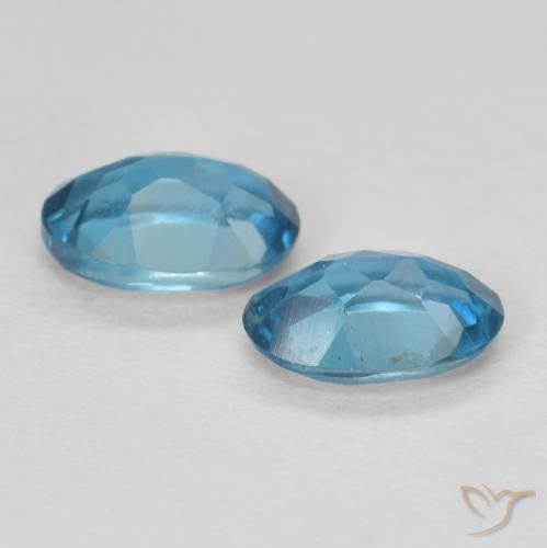 Topaz Gemstones in 6.2 x 4.3 mm Size for Sale, Topaz Stones in London Blue Color