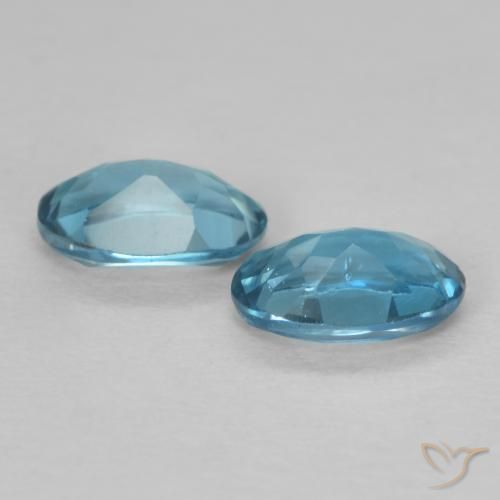 Topaz Gemstones in 6 x 4 mm (calibrated) Size for Sale, Topaz Stones in London Blue Color
