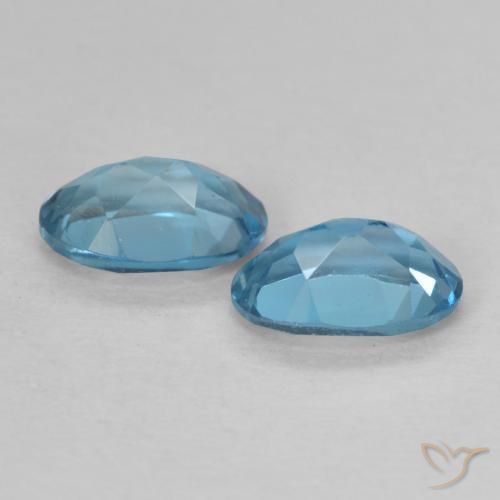 Topaz Gemstones in 6 x 4 mm (calibrated) Size for Sale, Topaz Stones in London Blue Color