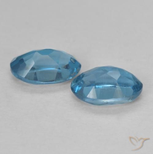 Topaz Gemstones in 6 x 4 mm (calibrated) Size for Sale, Topaz Stones in London Blue Color