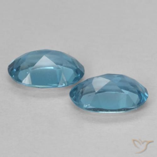 Topaz Gemstones in 6 x 4 mm (calibrated) Size for Sale, Topaz Stones in London Blue Color