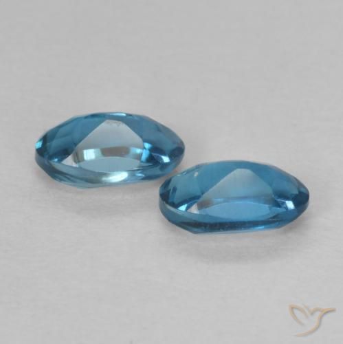 Topaz Gemstones in 5.2 x 3.2 mm Size for Sale, Topaz Stones in London Blue Color