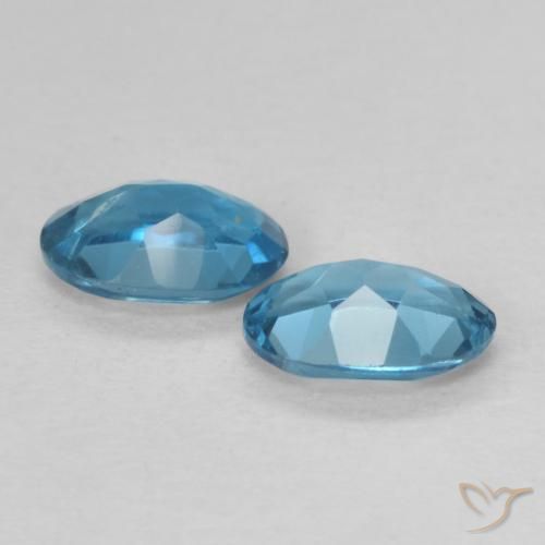 Topaz Gemstones in 6 x 4 mm (calibrated) Size for Sale, Topaz Stones in London Blue Color
