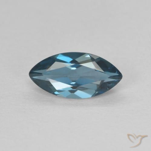 0.72ct Natural London Blue Topaz, Marquise, VVS
