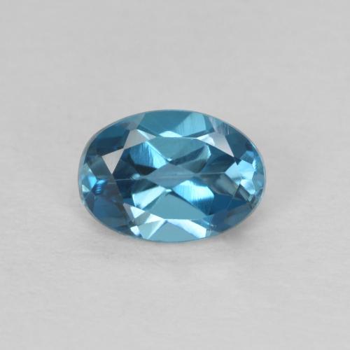 0.58ct Natural London Blue Topaz, Oval, VVS