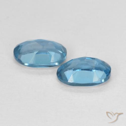 Topaz Gemstones in 6 x 4 mm (calibrated) Size for Sale, Topaz Stones in London Blue Color