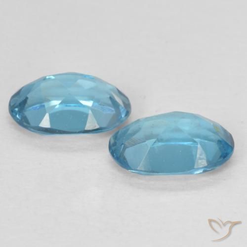 Topaz Gemstones in 6 x 4 mm (calibrated) Size for Sale, Topaz Stones in London Blue Color
