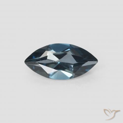 0.63ct Natural London Blue Topaz, Marquise, VVS-VS