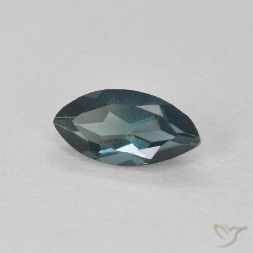 0.52 ct Blue Topaz Stone, Natural Topaz in Marquise Facet Shape for Sale