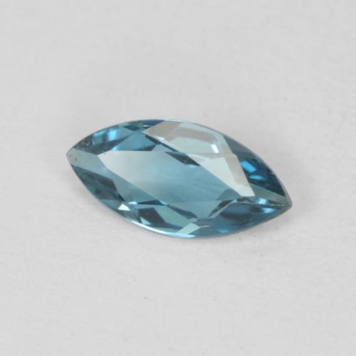 0.48 ct Blue Topaz Stone, Natural Topaz in Marquise Facet Shape for Sale