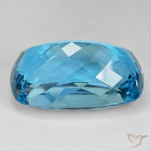 Best Cushion-Cut Swiss Blue Topaz for a Necklace