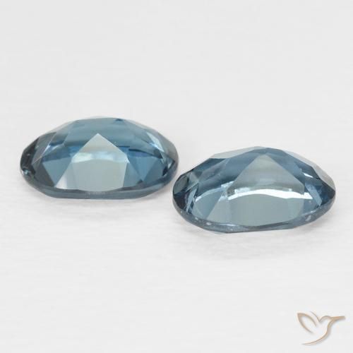 Topaz Gemstones in 7 x 5 mm (calibrated) Size for Sale, Topaz Stones in London Blue Color