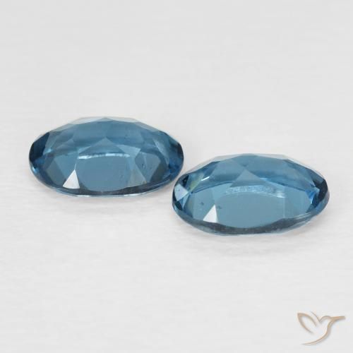 Topaz Gemstones in 7 x 5 mm (calibrated) Size for Sale, Topaz Stones in London Blue Color