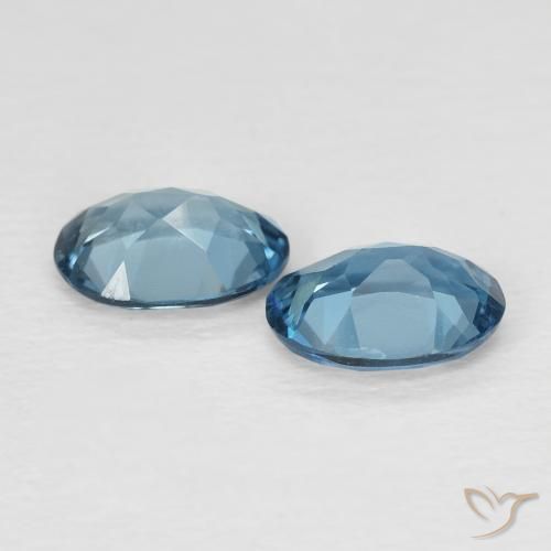 Topaz Gemstones in 7 x 5 mm (calibrated) Size for Sale, Topaz Stones in London Blue Color