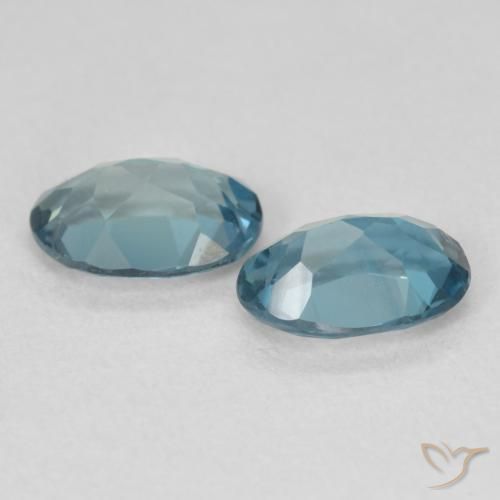 Topaz Gemstones in 7 x 5 mm (calibrated) Size for Sale, Topaz Stones in London Blue Color