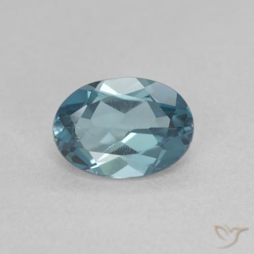 1.04ct Natural London Blue Topaz, Oval, VVS-VS
