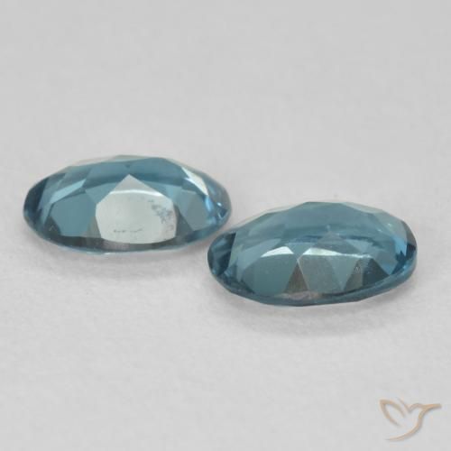 Topaz Gemstones in 7 x 5 mm (calibrated) Size for Sale, Topaz Stones in London Blue Color