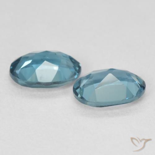 Topaz Gemstones in 7 x 5 mm (calibrated) Size for Sale, Topaz Stones in London Blue Color