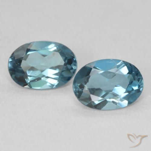 1.83ctw Natural London Blue Topaz, Oval, VS