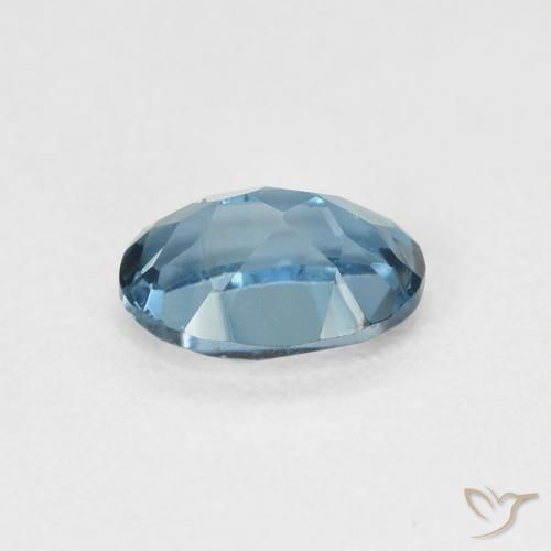 Topaz Gemstone in 7 x 5 mm (calibrated) Size for Sale, Topaz Stone in London Blue Color