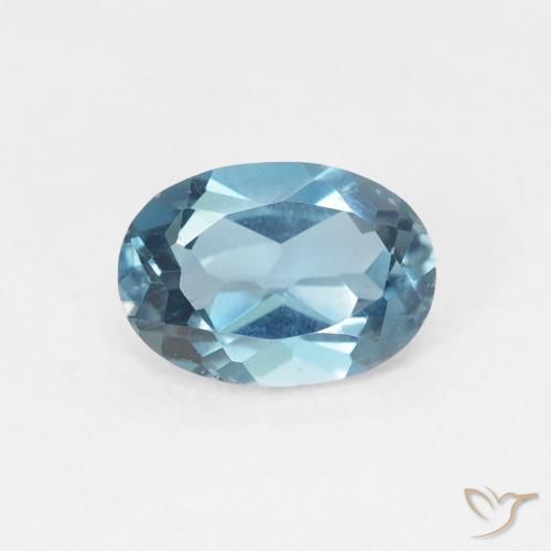 1.03ct Natural London Blue Topaz, Oval, VVS