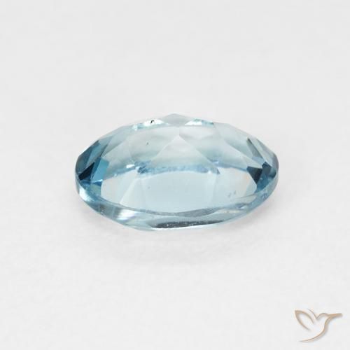 Topaz Gemstone in 7 x 5 mm (calibrated) Size for Sale, Topaz Stone in London Blue Color