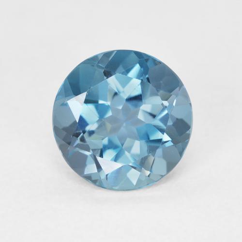 2.24ct Natural London Blue Topaz, Round, VVS