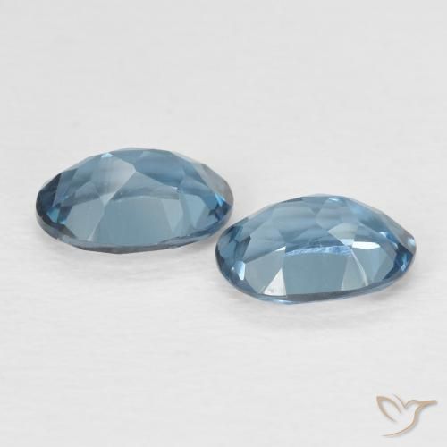 Topaz Gemstones in 7 x 5 mm (calibrated) Size for Sale, Topaz Stones in London Blue Color