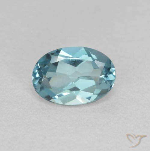 1.03ct Natural London Blue Topaz, Oval, VVS