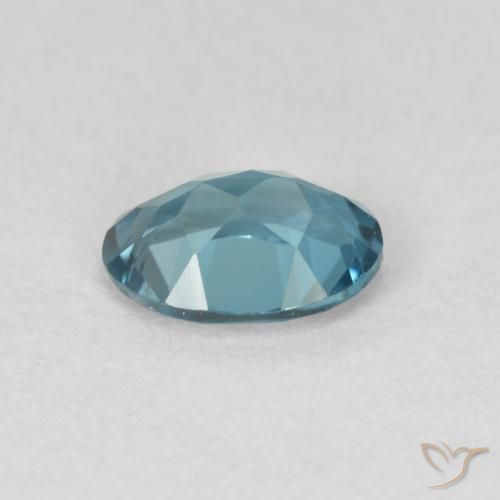 Topaz Gemstone in 7.2 x 5.3 mm Size for Sale, Topaz Stone in London Blue Color