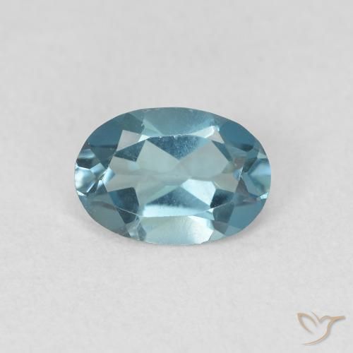 0.91ct Natural London Blue Topaz, Oval, VVS