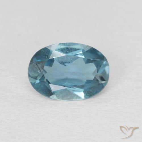 0.83ct Natural London Blue Topaz, Oval, VS