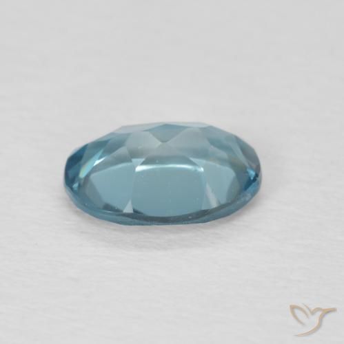 Topaz Gemstone in 7 x 5 mm (calibrated) Size for Sale, Topaz Stone in London Blue Color