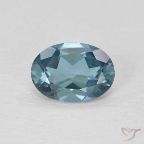 0.95ct Natural London Blue Topaz, Oval, VVS