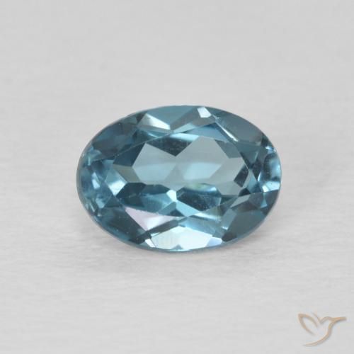1.11ct Natural London Blue Topaz, Oval, VVS