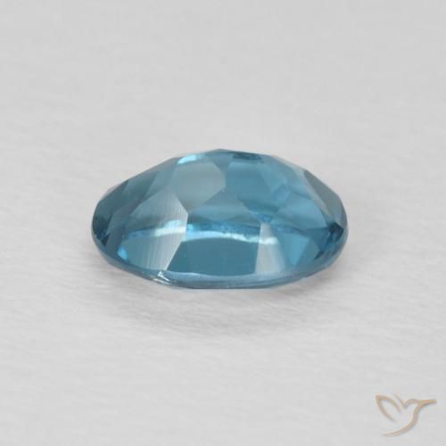 Topaz Gemstone in 7.2 x 5.2 mm Size for Sale, Topaz Stone in London Blue Color
