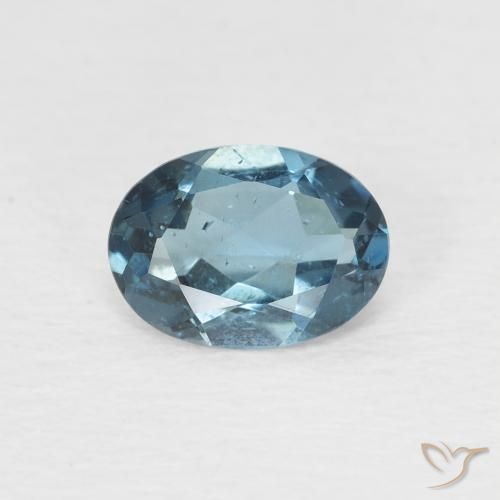 0.92ct Natural London Blue Topaz, Oval, VS