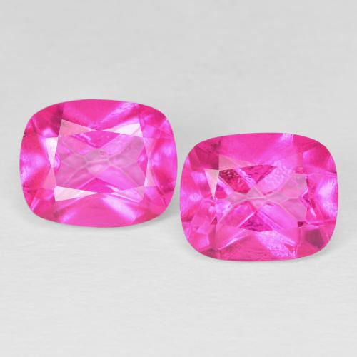 10.23ctw Natural Hot Pink Topaz, Cushion, VVS-VS