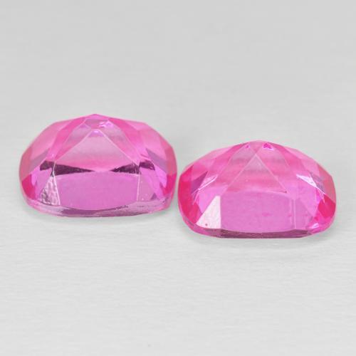 Topaz Gemstones in 11 x 9 mm (calibrated) Size for Sale, Topaz Stones in Hot Pink Color